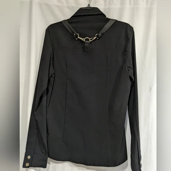 Lip Service Gangsta Pranksta Shirt Long Sleeve Button Down, Gothic Punk, Size M - Picture 4 of 7